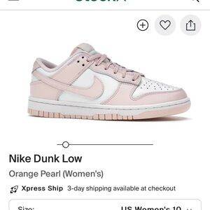 Nike Dunk Low Orange Pearl Women's Sneakers